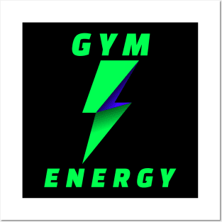 Gym Training Energy Posters and Art